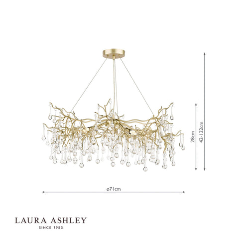 Laura Ashley Willow 5lt Pendant